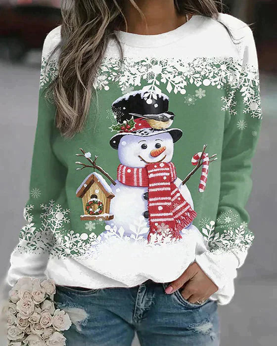 Sylis | Colored snowman pattern