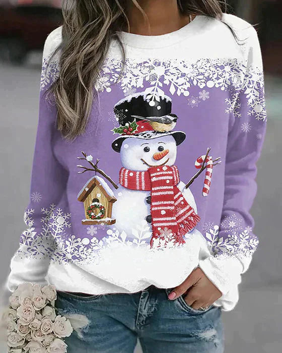 Sylis | Colored snowman pattern