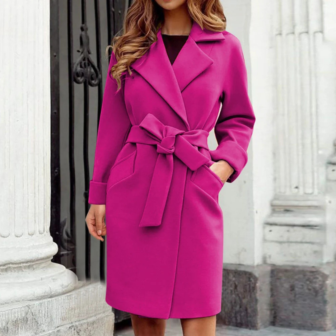 Sylis | Women's Winter Long Trench Coat | Warm