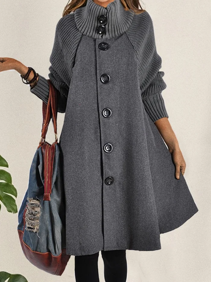 Sylis | Long coat in plus size