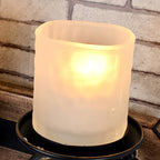 Candlestick Wall Lamp Country Style Opal Glass 1/2-Light Black and Gold Wall Fixture with Resin Anchor Design