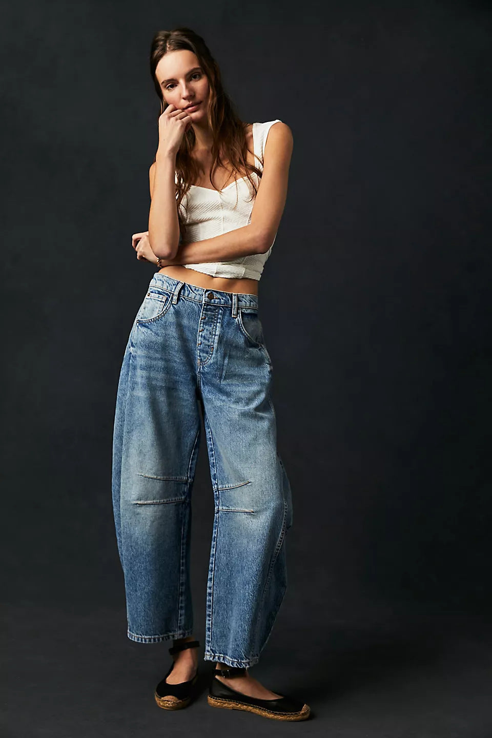 Sylis | Classic Wide Leg Fashion Jeans