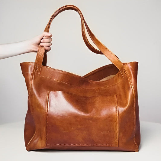 Sylis - Vintage Leather Shoulder Bag