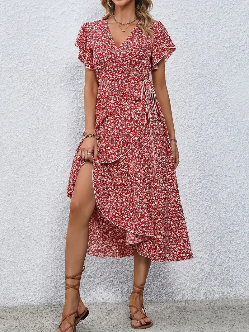 Sylis | Floral Midi Dress