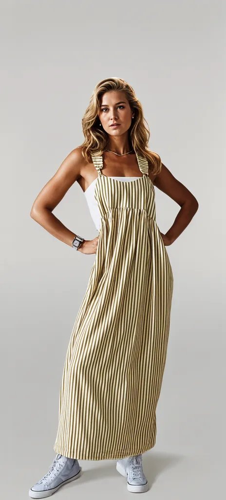 Sylis |  Casual Striped Jumpsuit Dress