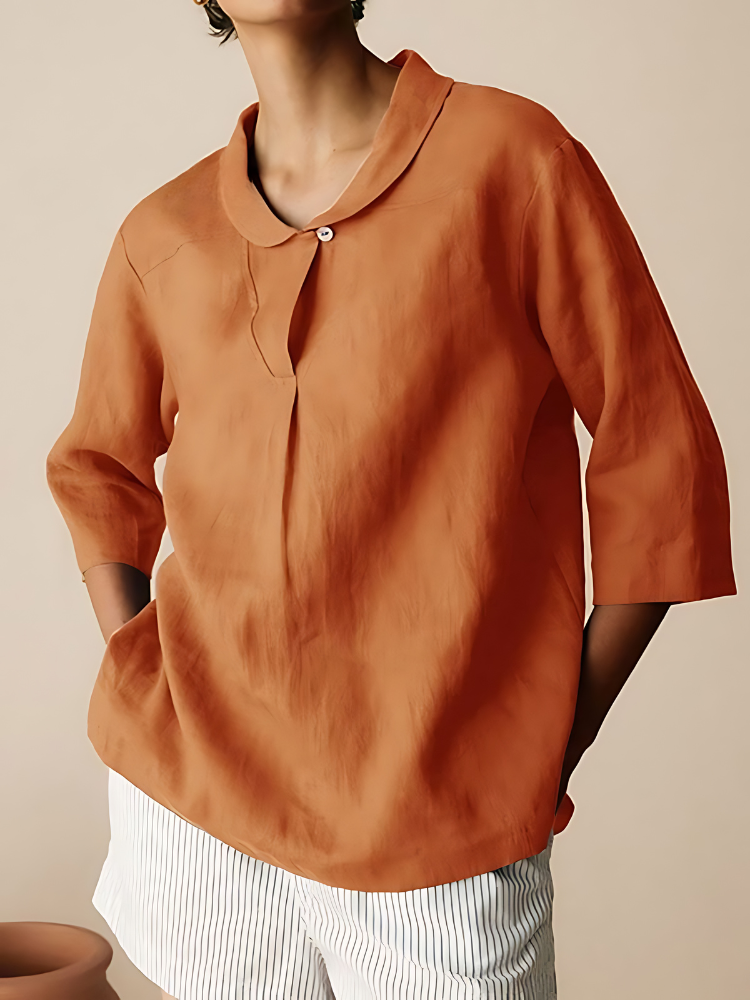 Sylis | Casual Linen Cotton Shirt