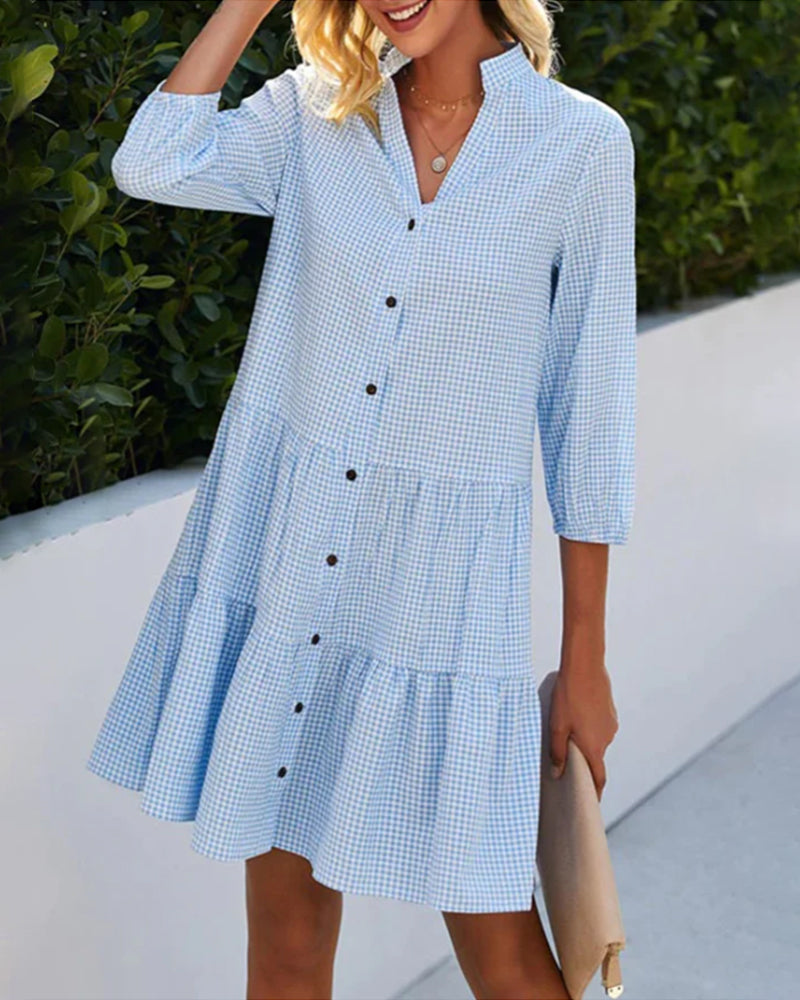 Sylis | Summer Plaid Dress