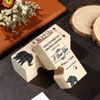 Smile A Lot More - Wooden Candle Holder with Candle Gift for Your Loved Ones