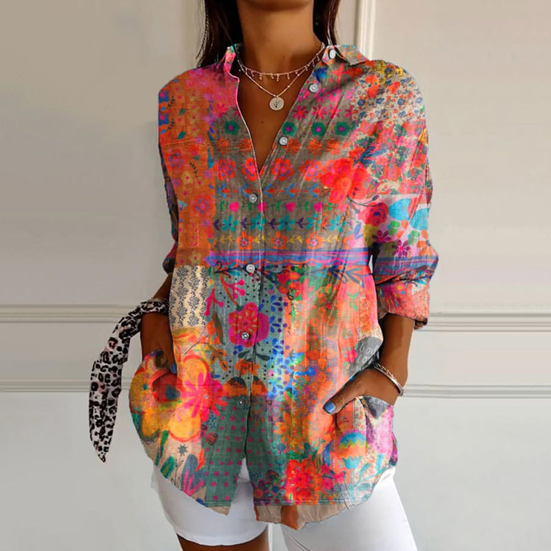 Sylis | Classic Floral Print Blouse