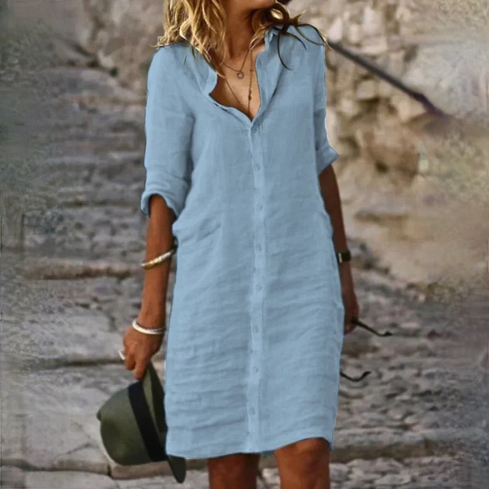 Sylis | Linen Summer Dress