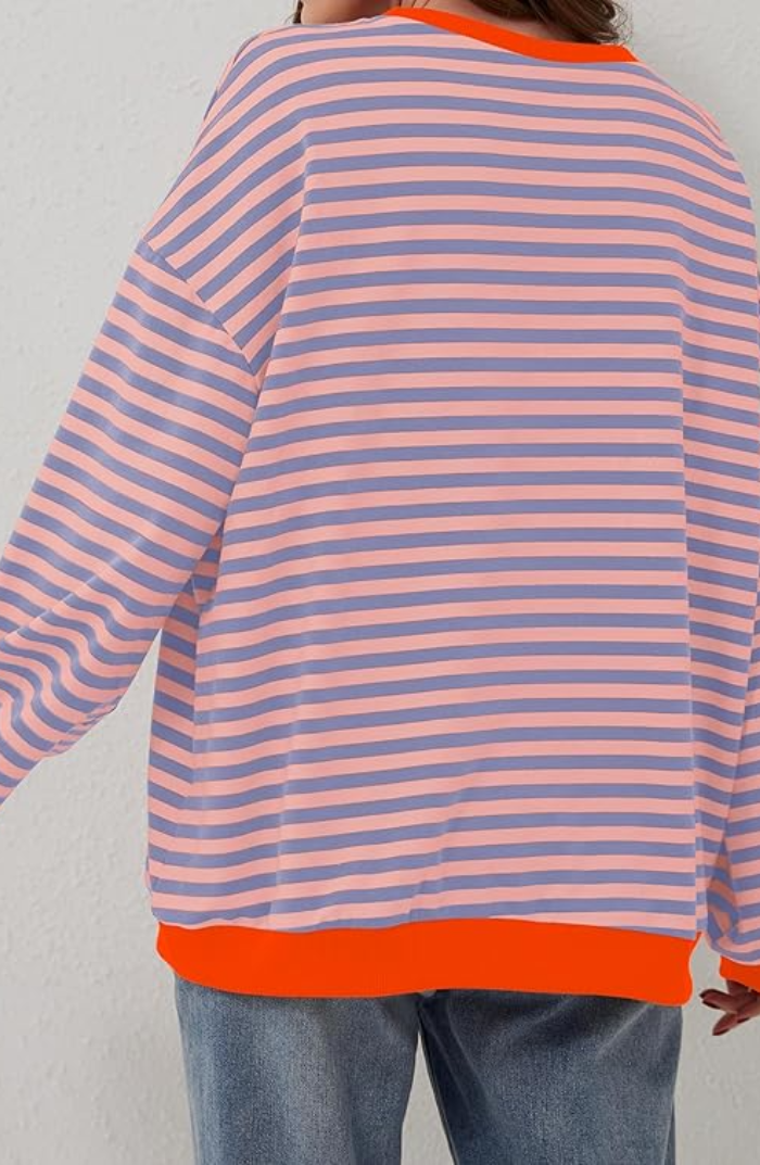 Sylis-Mode | Striped Oversized Sweater
