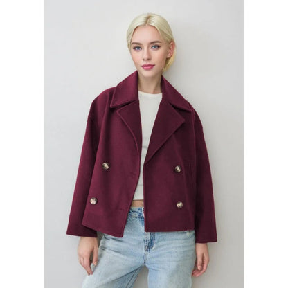Sylis-Mode | Jacket Short Double-Breasted Chic Outerwear