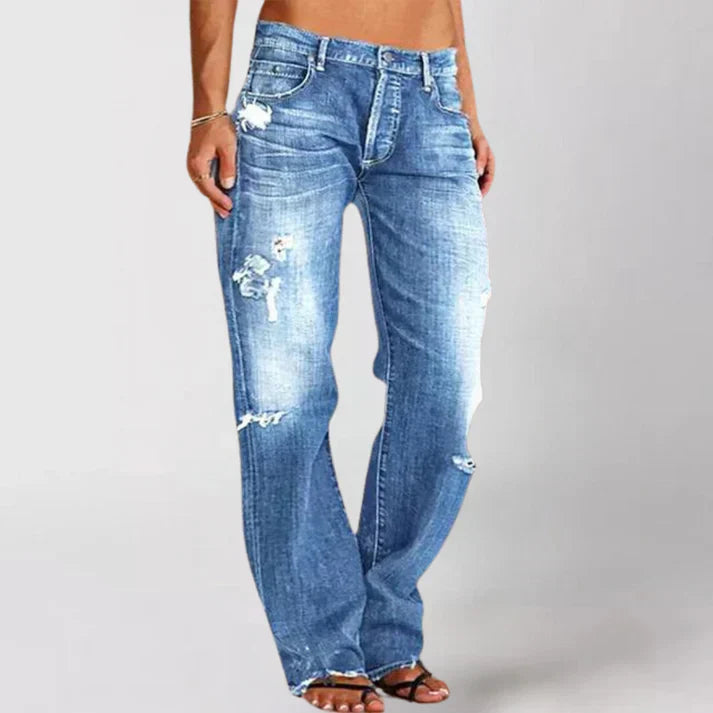 Sylis  | Elegant Low-Waisted Jeans