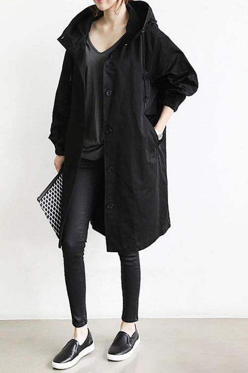 Sylis | Women's hooded trench coat