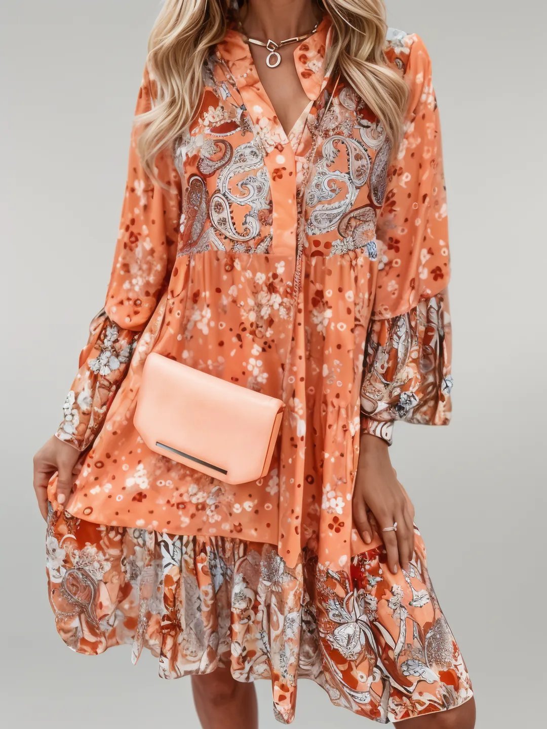 Sylis | Floral Boho Beach Dress