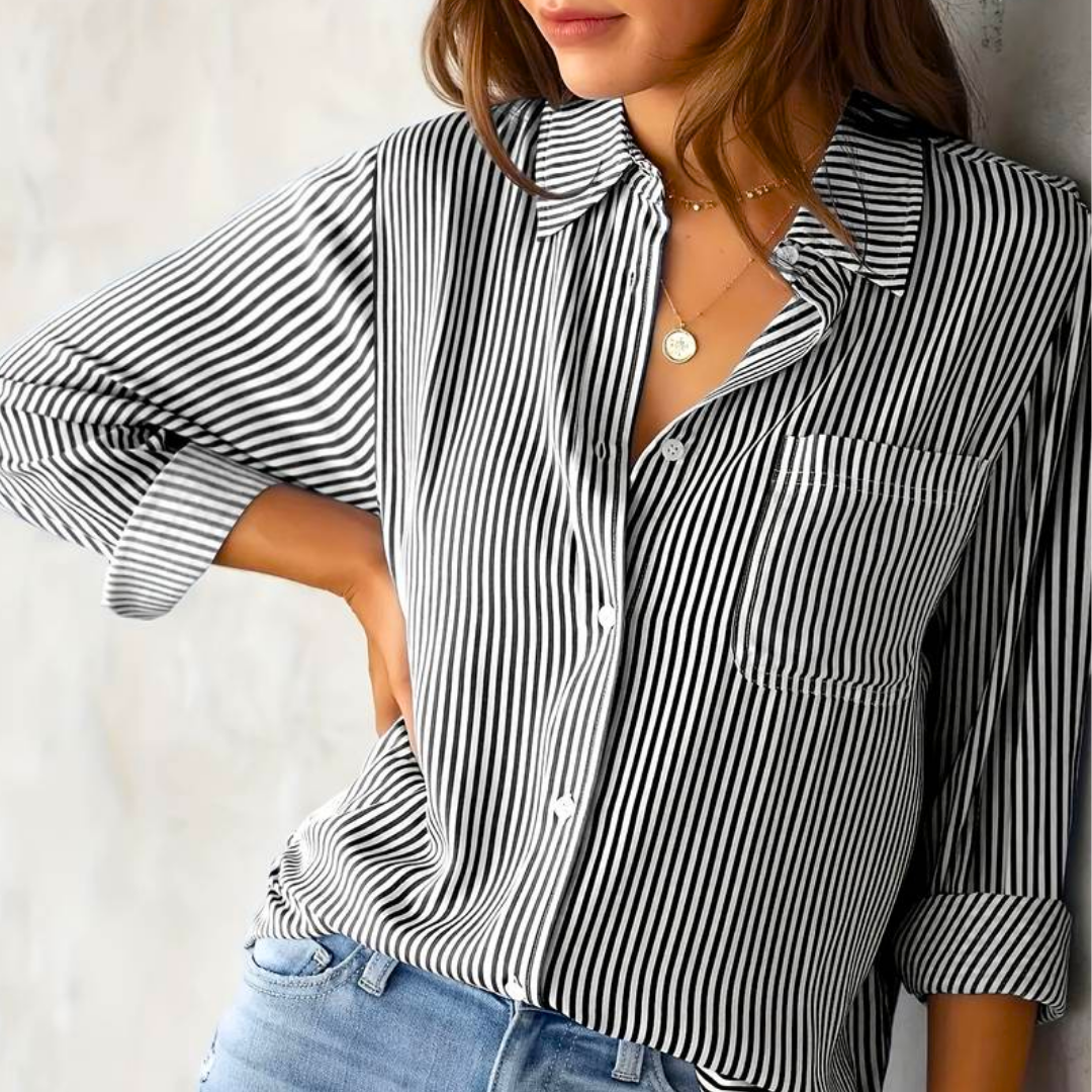 Sylis | Comfortable Classic Button Down Blouse