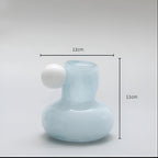 Celestial Nordic Glass Candle Holder
