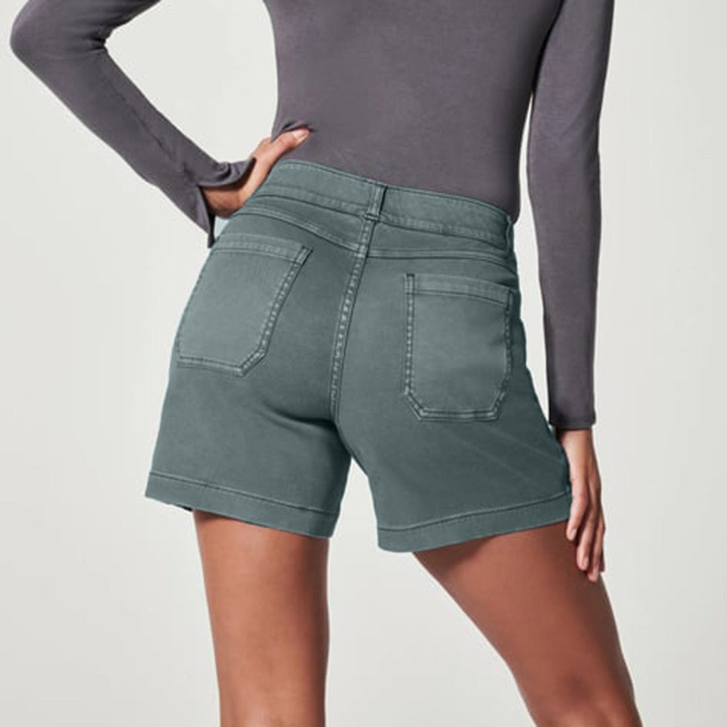 Sylis | Stretch Pull-On Denim Shorts