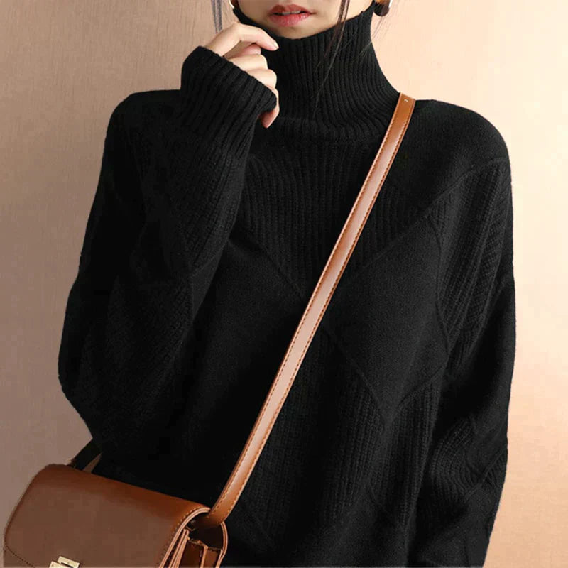 Warm and casual knit turtleneck Sylis