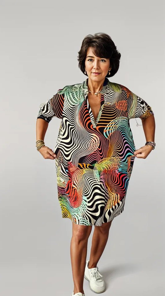 Sylis | Colorful Printed Dress