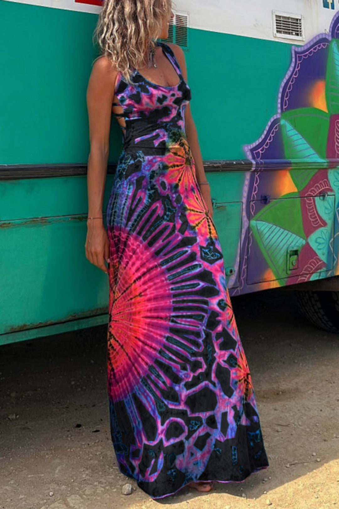 Sylis | Radiant Tie-Dye Dress