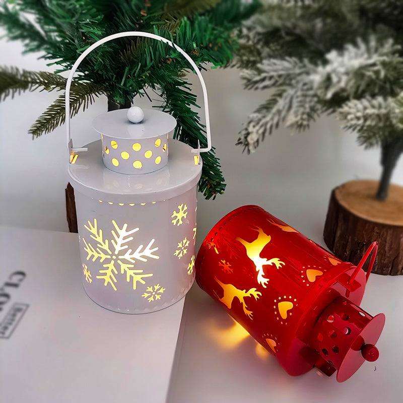 Christmas Candle Lights LED Small Lanterns Electronic Candles Nordic Style Creative Holiday Decorations