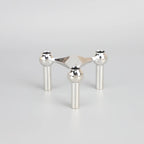 Creative three-legged candlestick hotel party dinner western restaurant candlestick alloy decorative ornaments