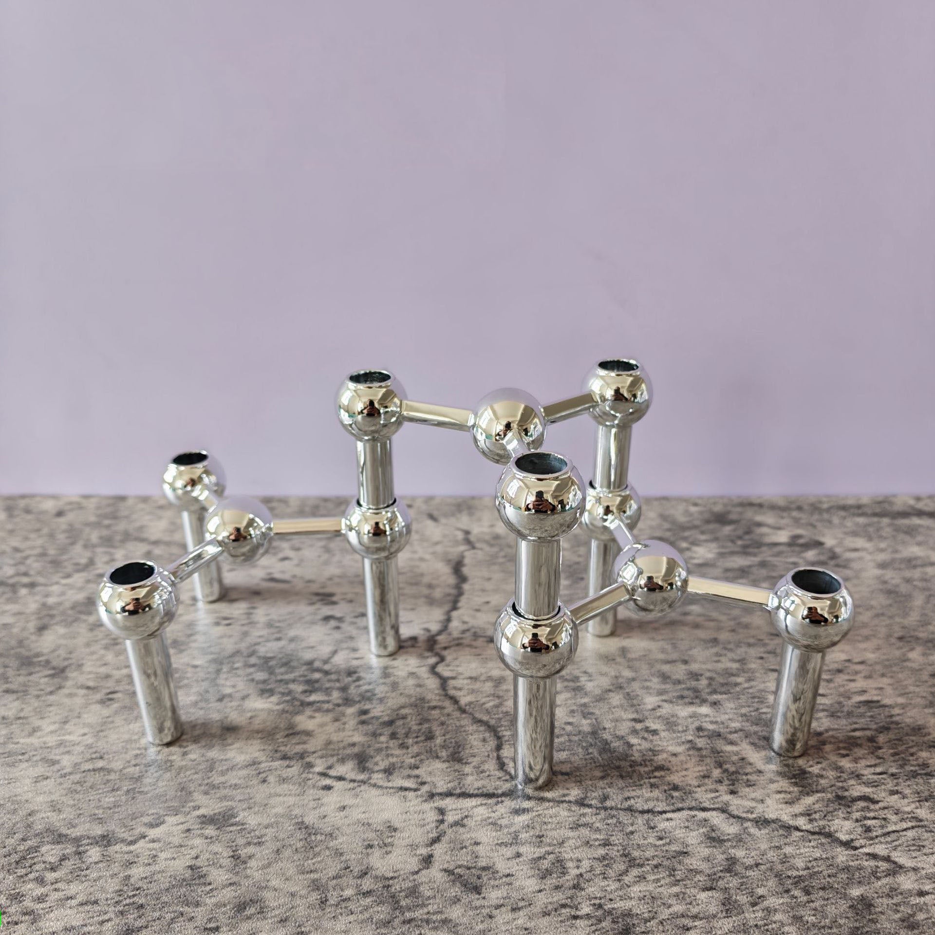 Creative three-legged candlestick hotel party dinner western restaurant candlestick alloy decorative ornaments
