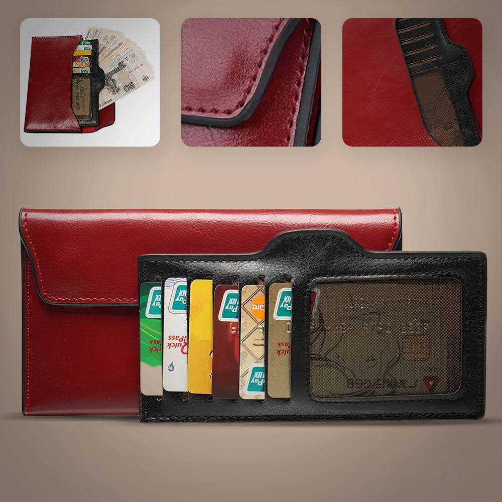 Sylis - Classic Folding Wallet with Magnetic Flap