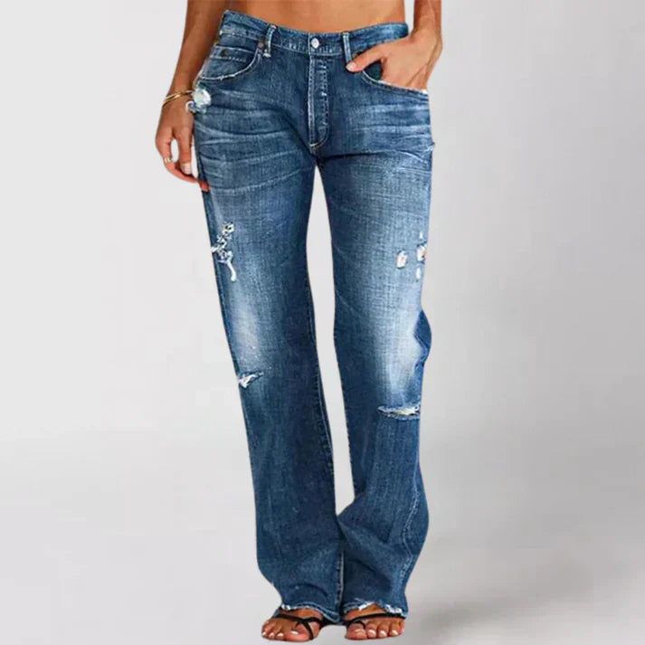 Sylis  | Elegant Low-Waisted Jeans