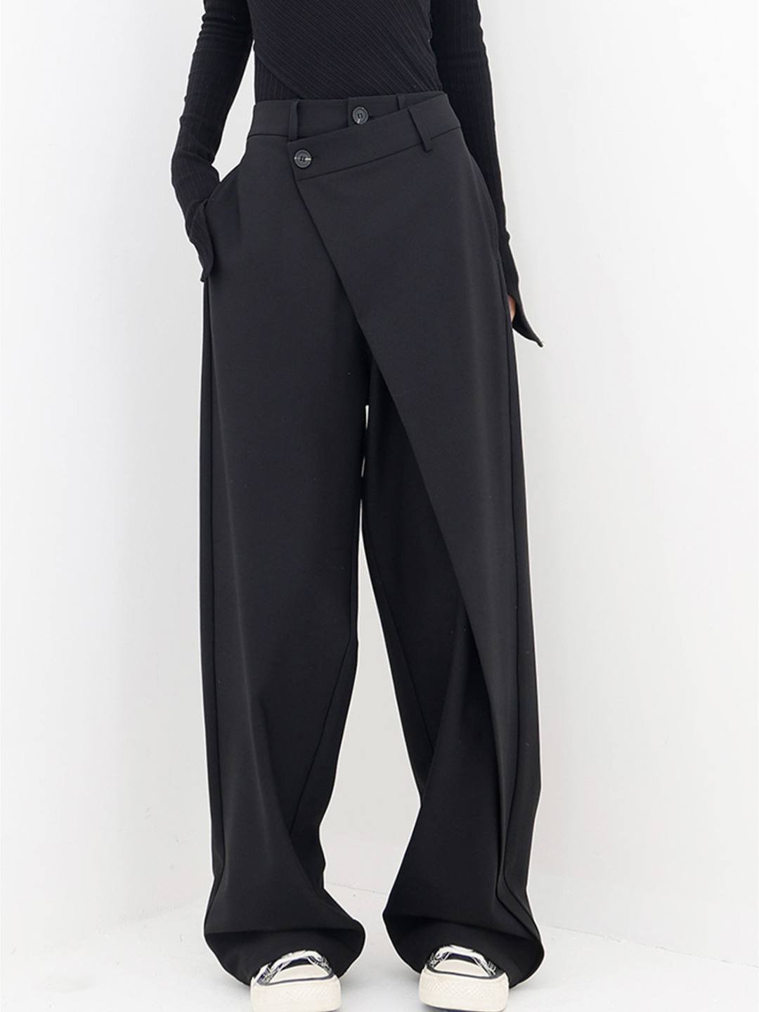 Sylis | Asymmetric Baggy Trousers