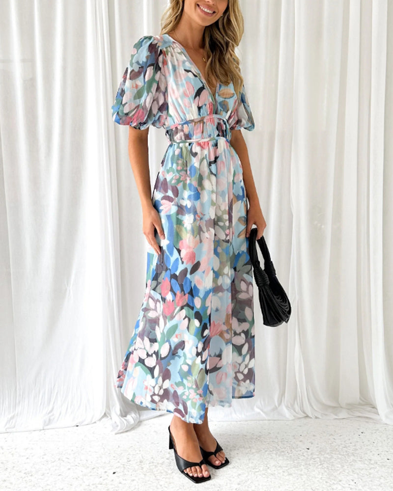 Sylis | Stylish Floral Maxi Dress