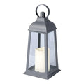 LED lantern set – 2 pieces with realistic candle flicker for indoor and outdoor