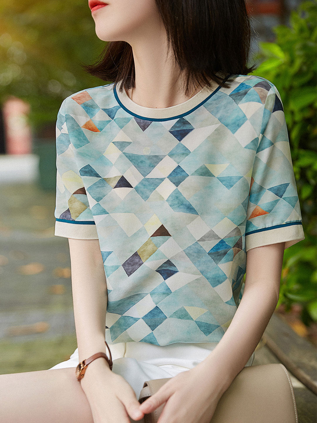 Sylis | Stylish Contrast Printed Shirt