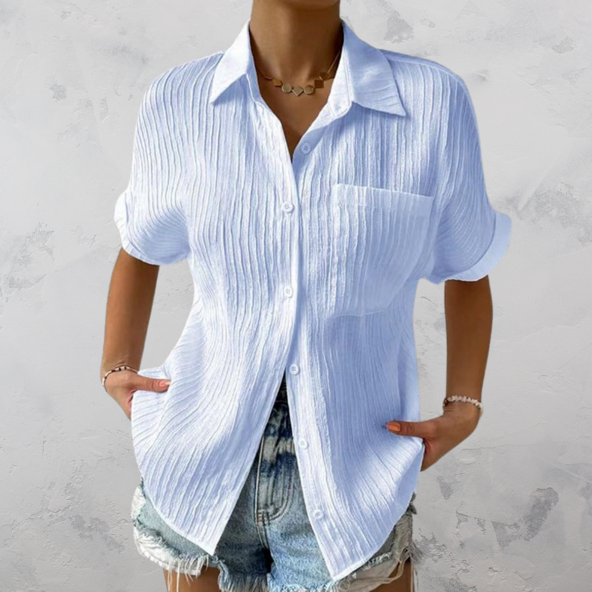 Sylis | Casual Lightweight Button-Up Shirt