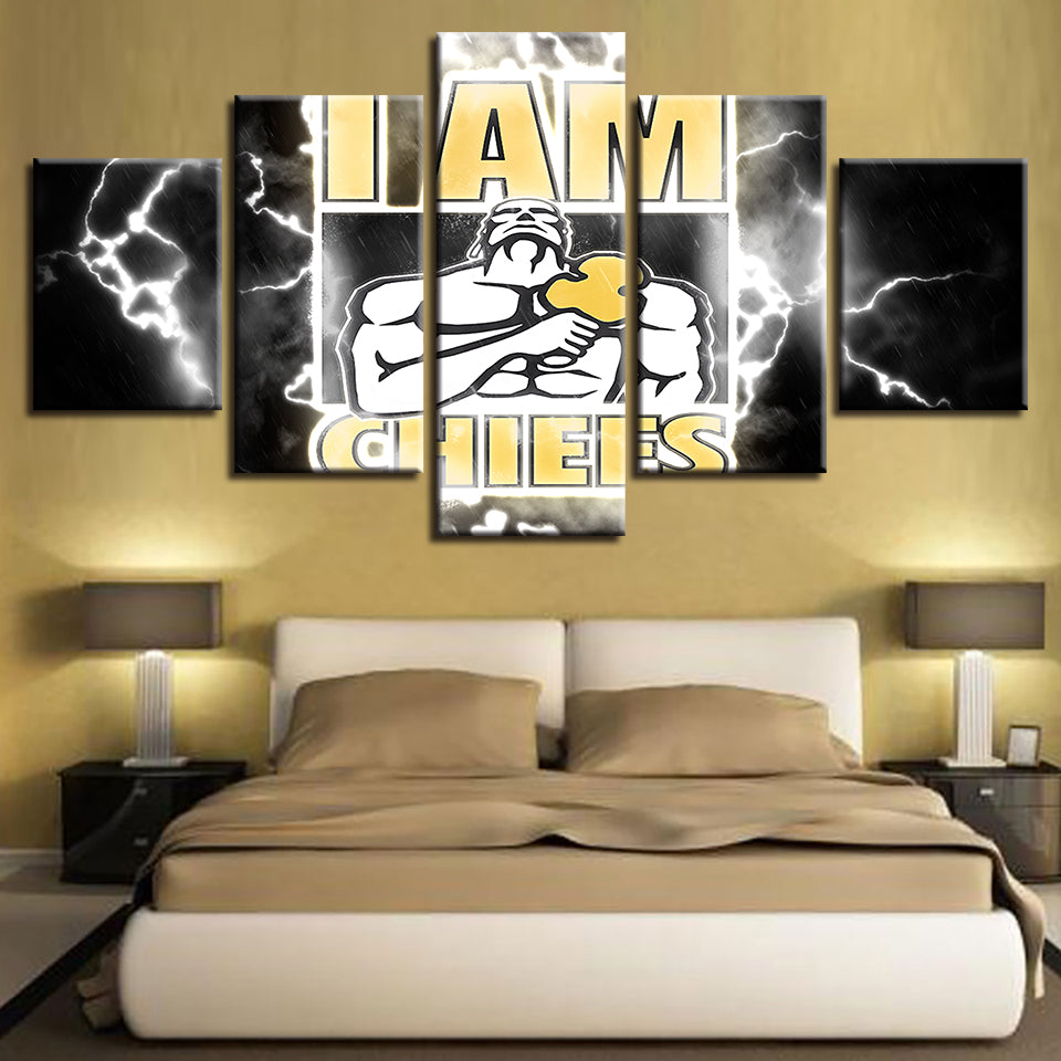 The Bold Chiefs 5 Piece - Canvas Wall Art Painting