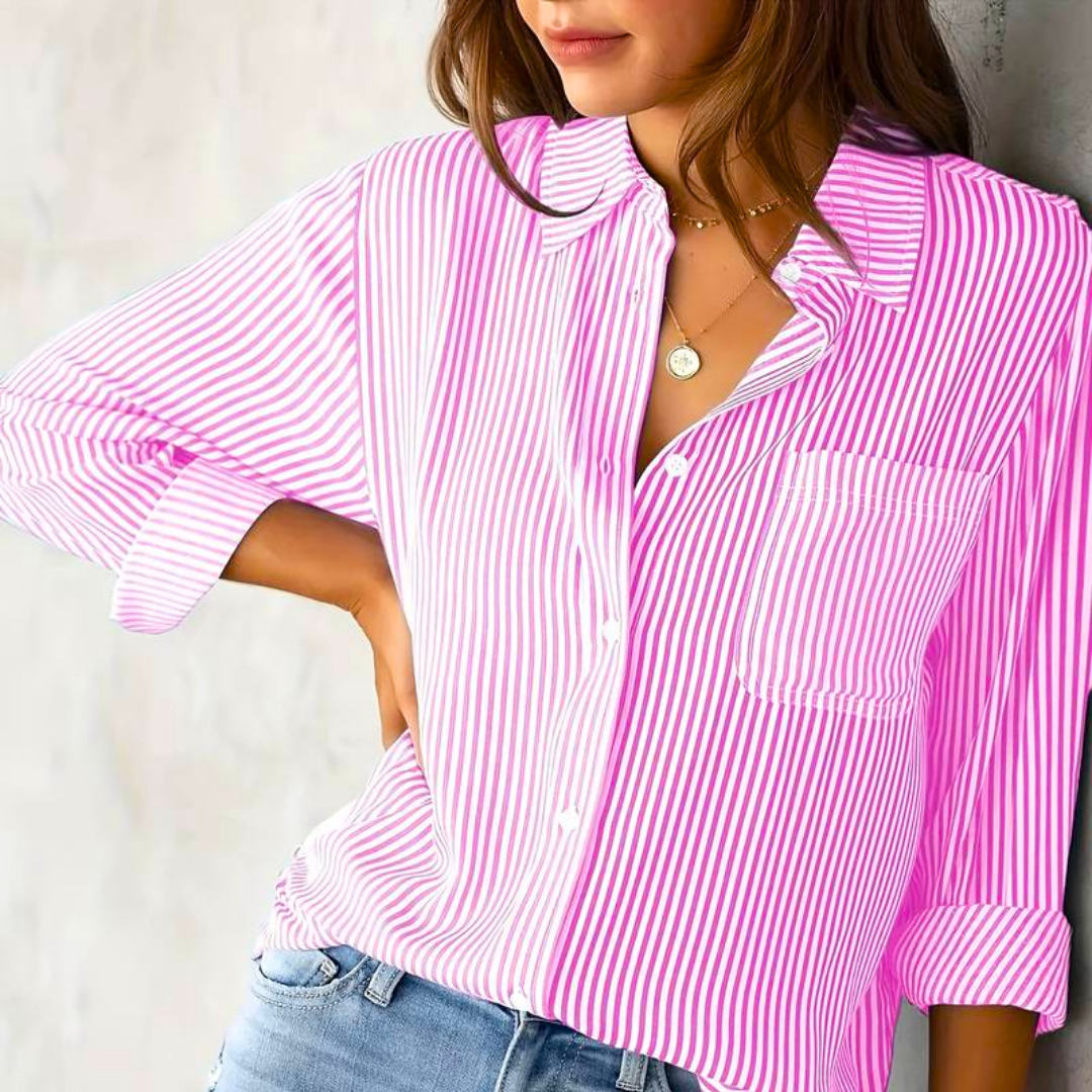 Sylis | Comfortable Classic Button Down Blouse