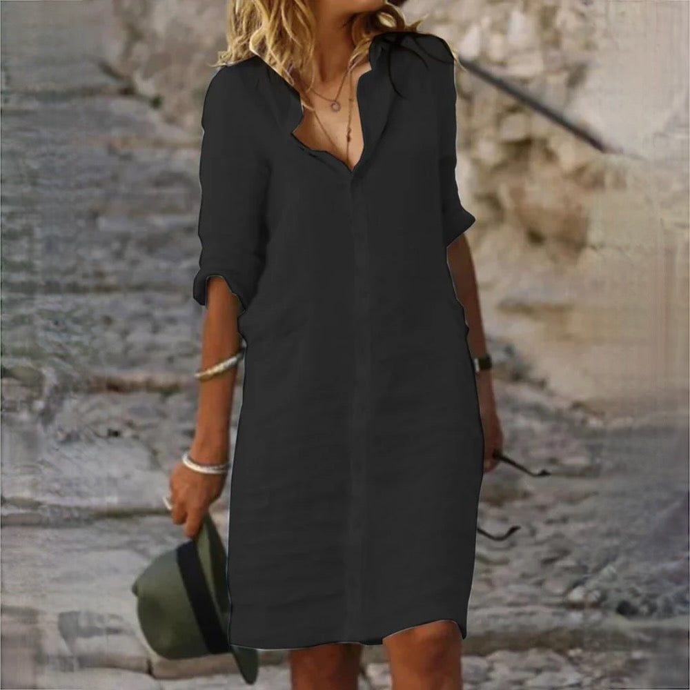 Sylis | Lounge Dress - Elegant Leisure Dress for Women