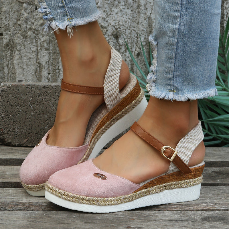 Syllis | Orthopedic Trendy Brown Espadrilles