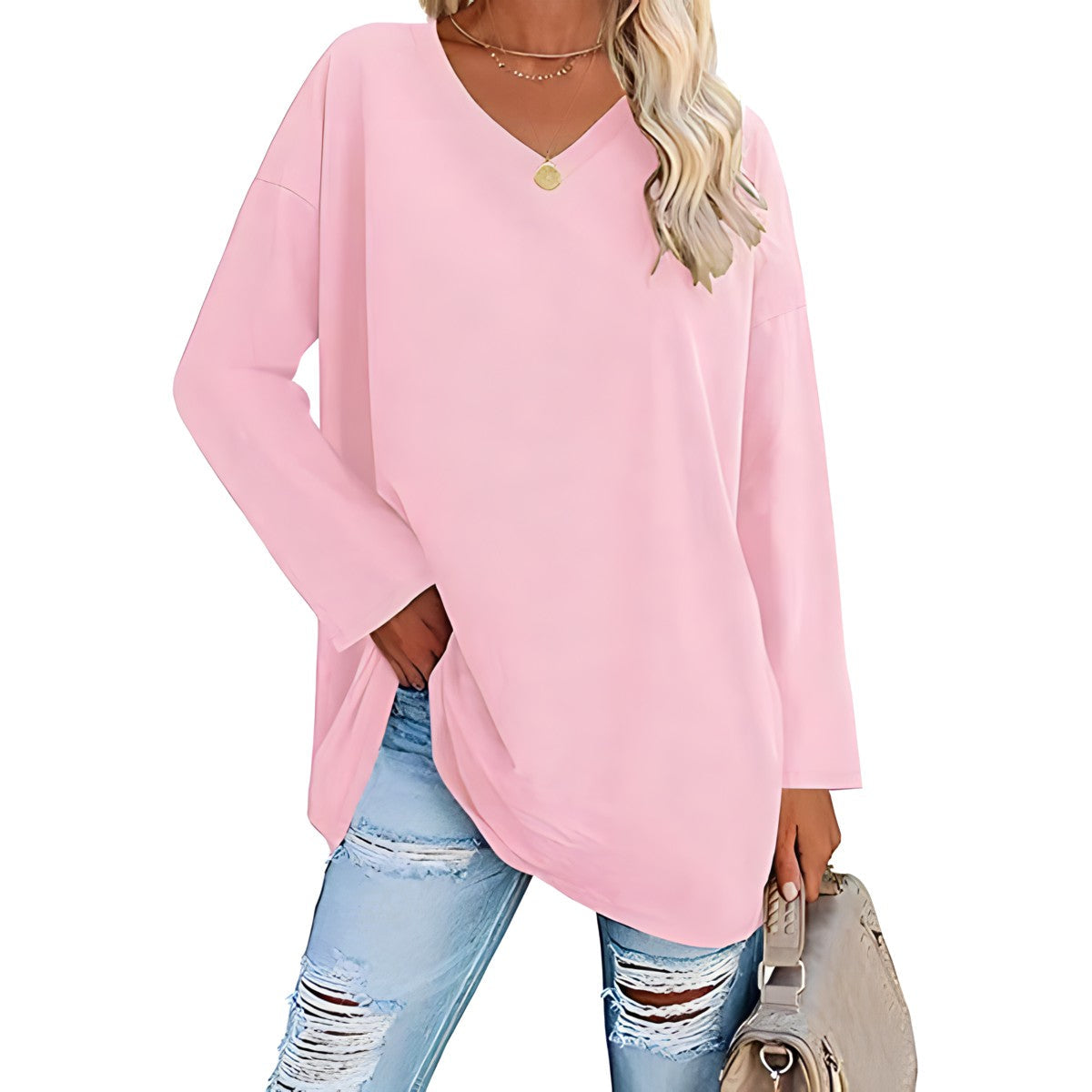 Sylis | Relaxed V-Neck Sweater