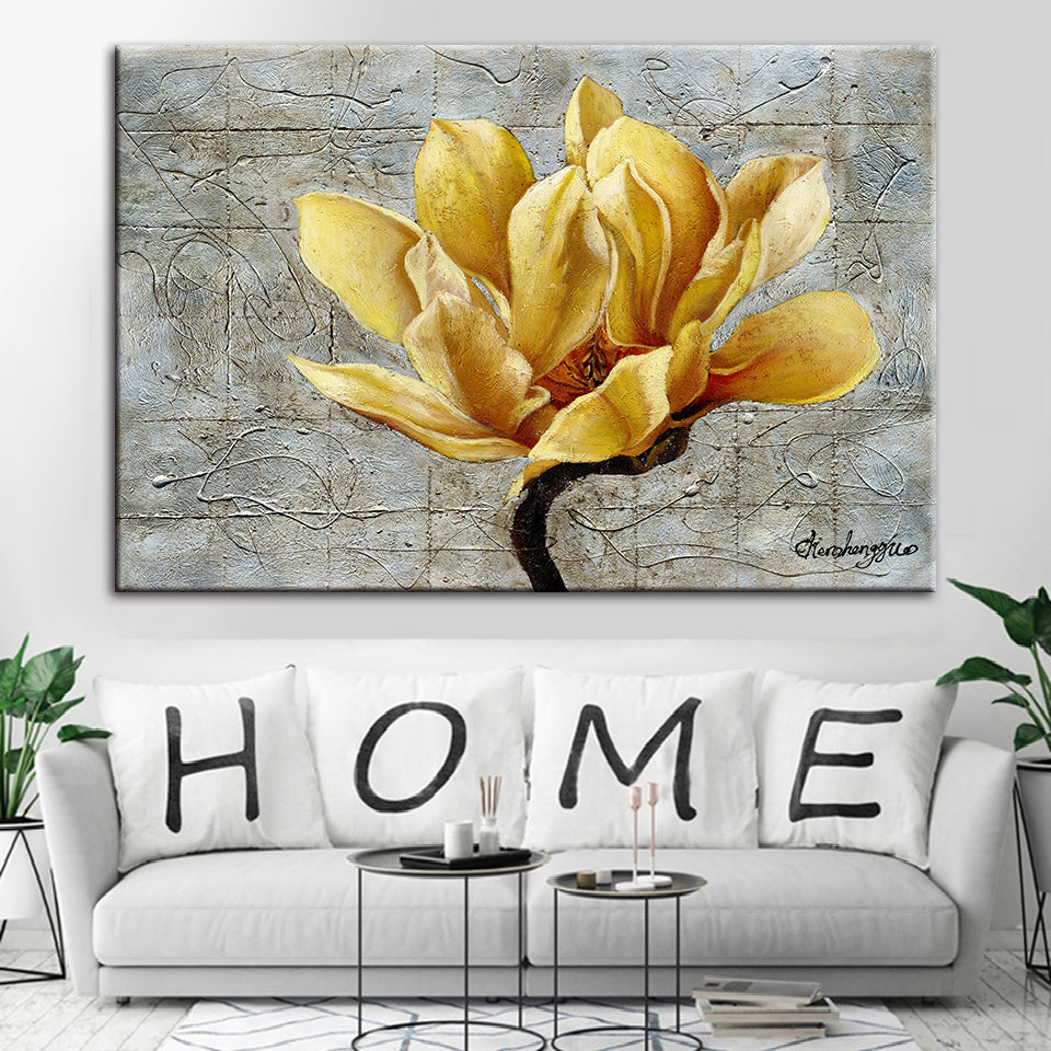 Yellow Lily - Canvas Wall Art Painting