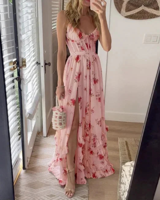 Sylis | Floral Flowy Maxi Dress