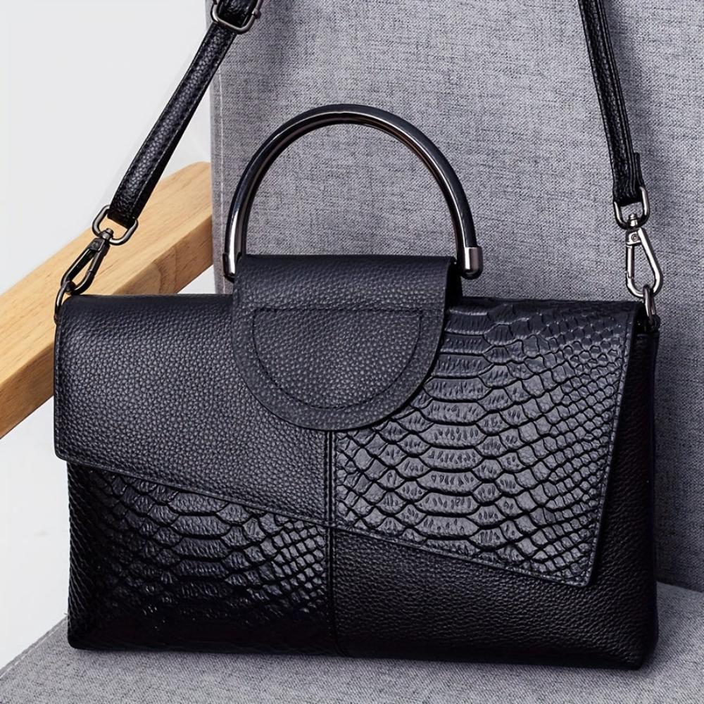 Sylis - Croc-Embossed Luxury Bag