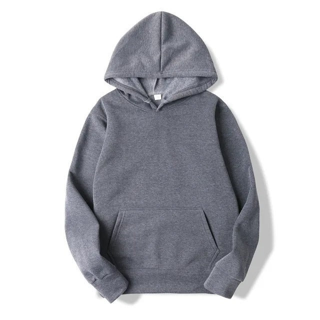 Sylis-Mode | Solid Color Hoodie Made of Cotton for Women