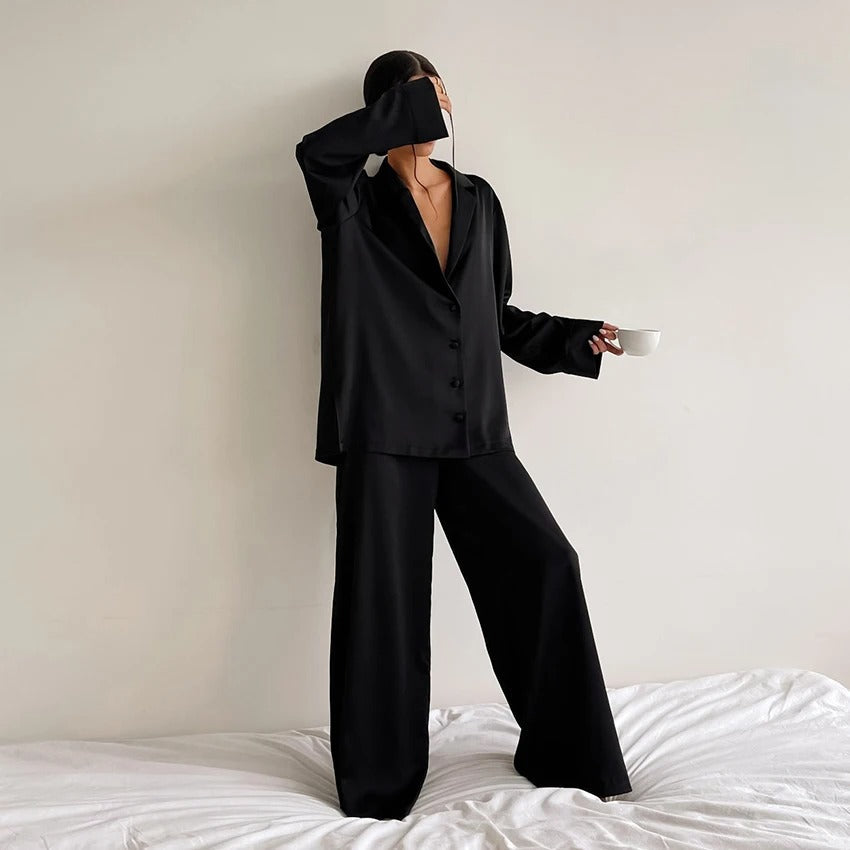 Sylis | Silky Elegance Oversized Pajama Set