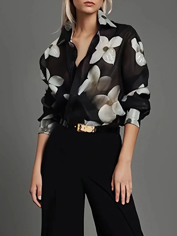 Sylis | Stylish Elegant Long Sleeve Blouse