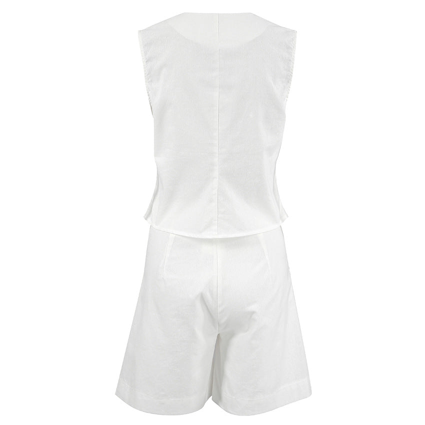 Sylis | Tailored Vest and Shorts Set