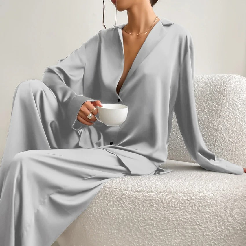 Sylis | Silky Elegance Oversized Pajama Set