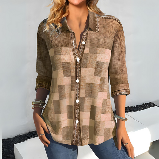 Sylis | Stylish Checked Women's Top