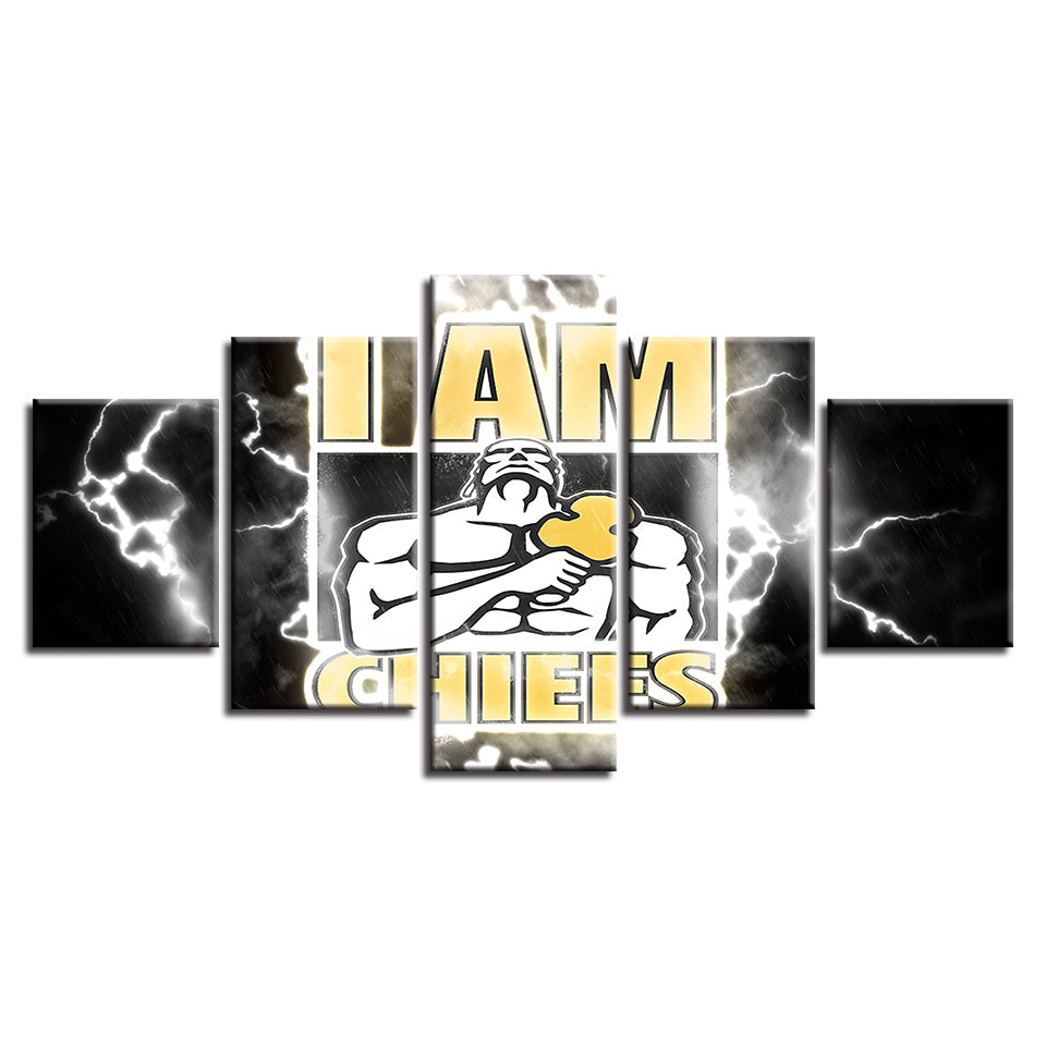 The Bold Chiefs 5 Piece - Canvas Wall Art Painting